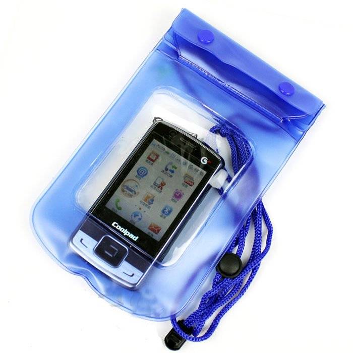 Pouzdro UNIVERZÁLNÍ vodotěsné XXL pro mobil, iPhone, PDA, doklady - modré
