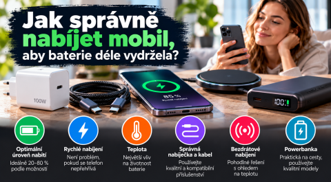 Jak správně nabíjet mobil, aby baterie déle vydržela?