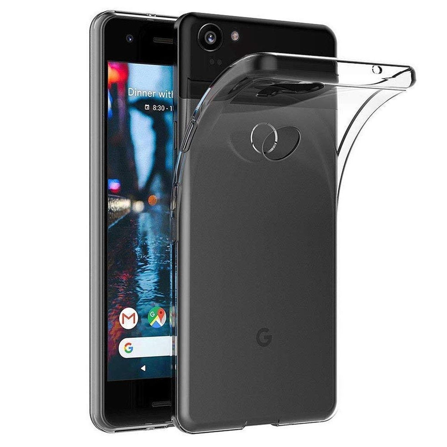 GOOGLE PIXEL 3 XL - gelové pouzdro (kryt obal) CRYSTAL - čiré 