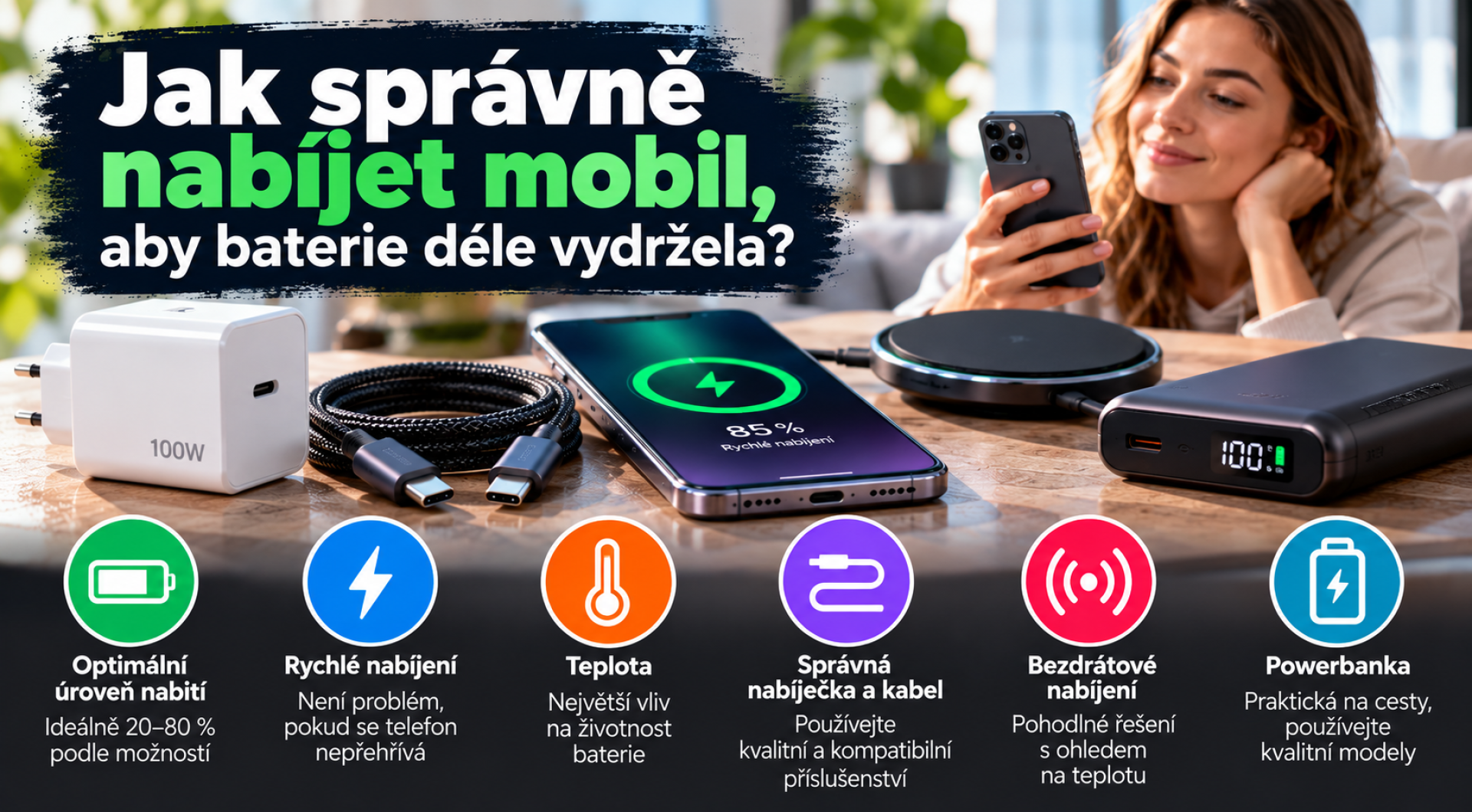 Jak správně nabíjet mobil, aby baterie déle vydržela?