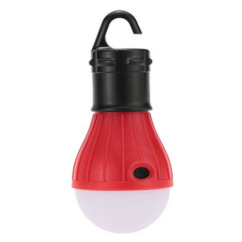 LED žárovka do stanu, na ryby, outdoor - 3x AAA baterie - 3 režimy - červená