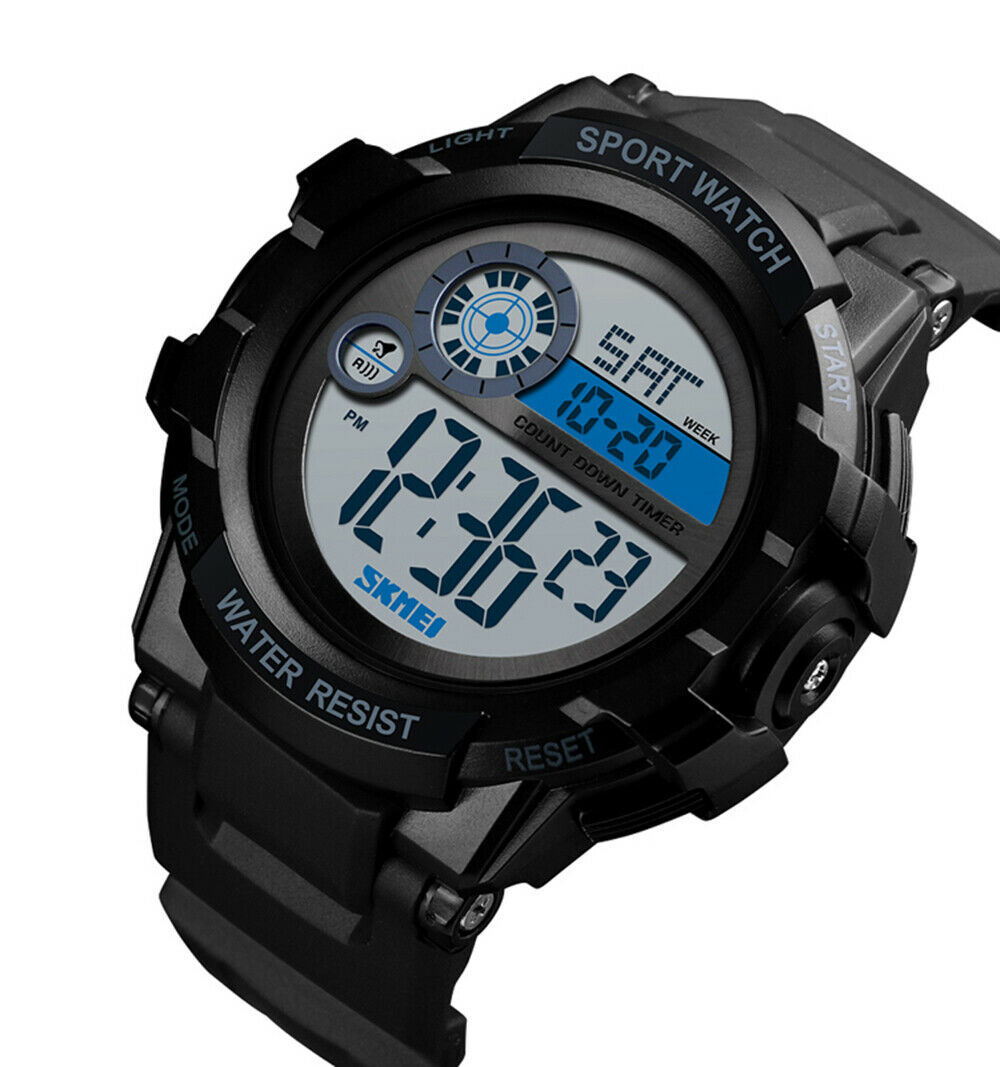 Hodinky SKMEI 1387 (pánské sportovní digitální vodotěsné hodinky) do 50m
