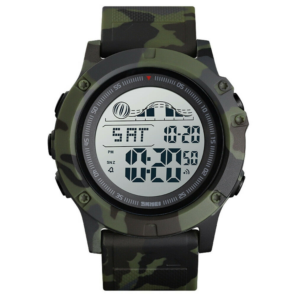 Hodinky SKMEI 1476 ARMY GREEN - pánské sportovní digitální vodotěsné hodinky 50m