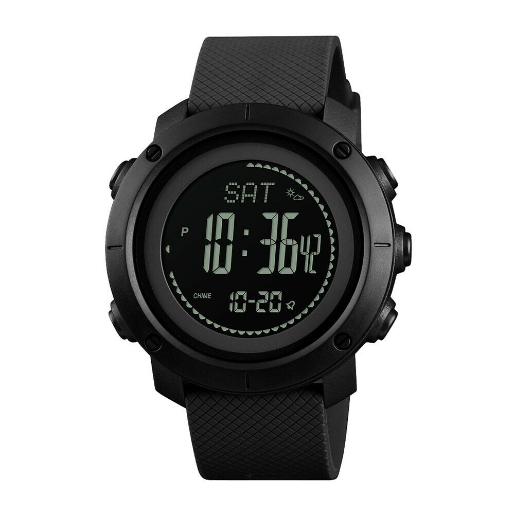 Hodinky SKMEI 1427 - pánské sportovní multifunkční vodotěsné hodinky - černé