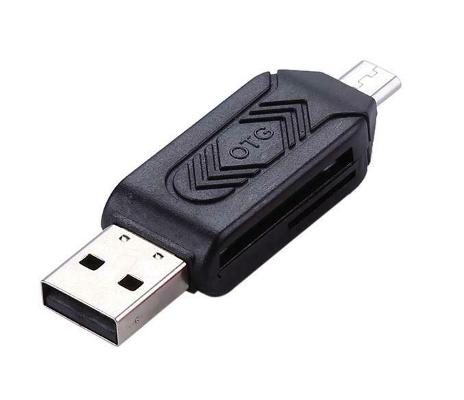Čtečka SD micro SD karet OTG adapter s micro USB konektorem 2v1