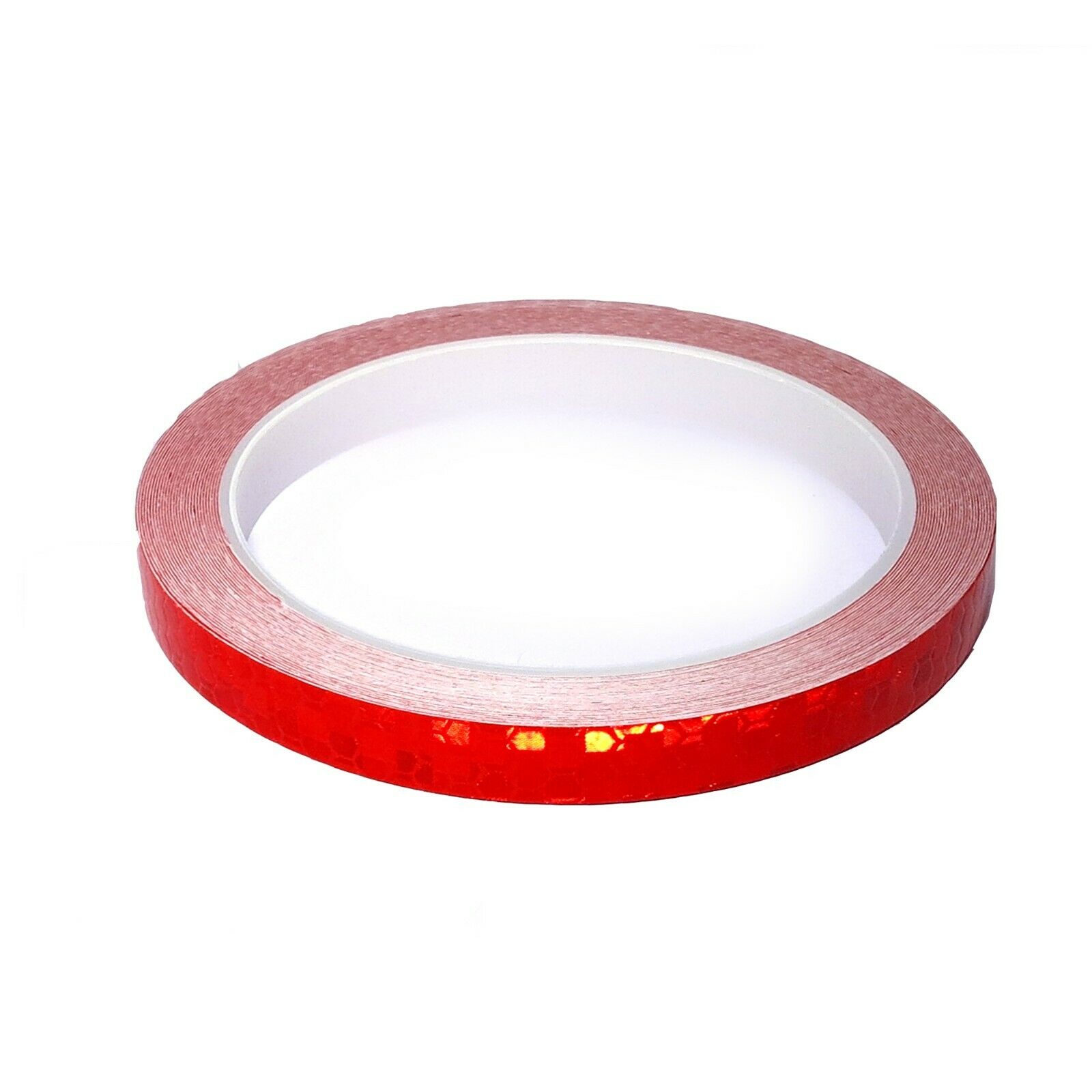 Reflexní samolepicí páska na kolo motocykl - délka 8m (šířka 10mm) červená