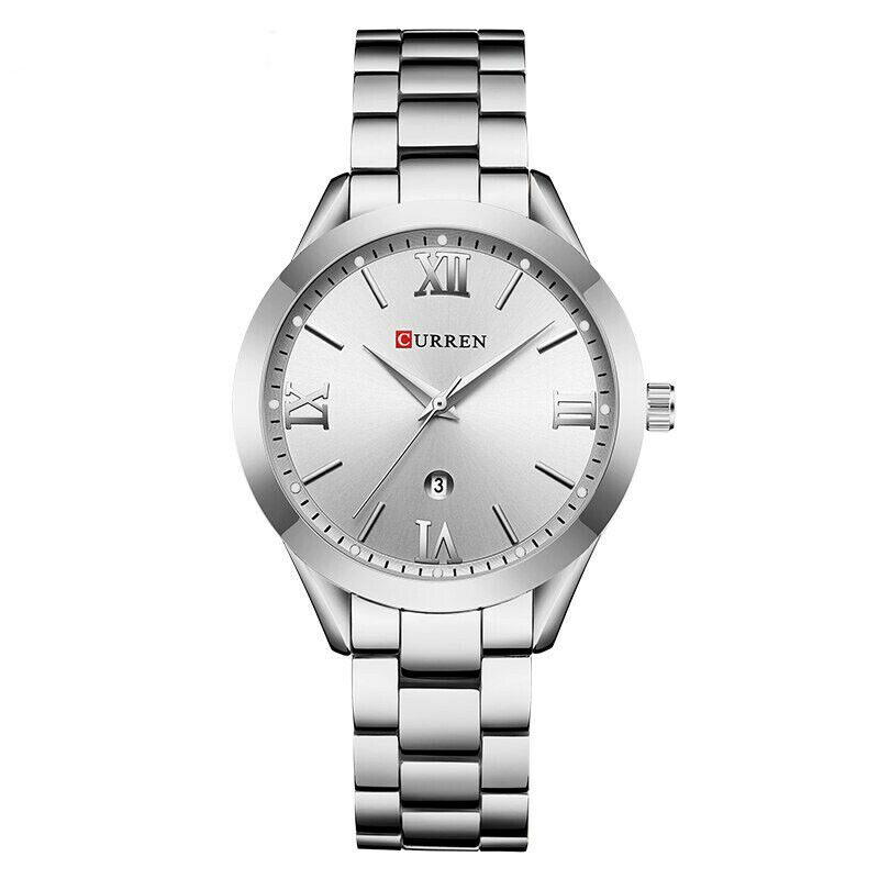 Hodinky CURREN C9007L - značkové dámské elegantní hodinky - stříbrné