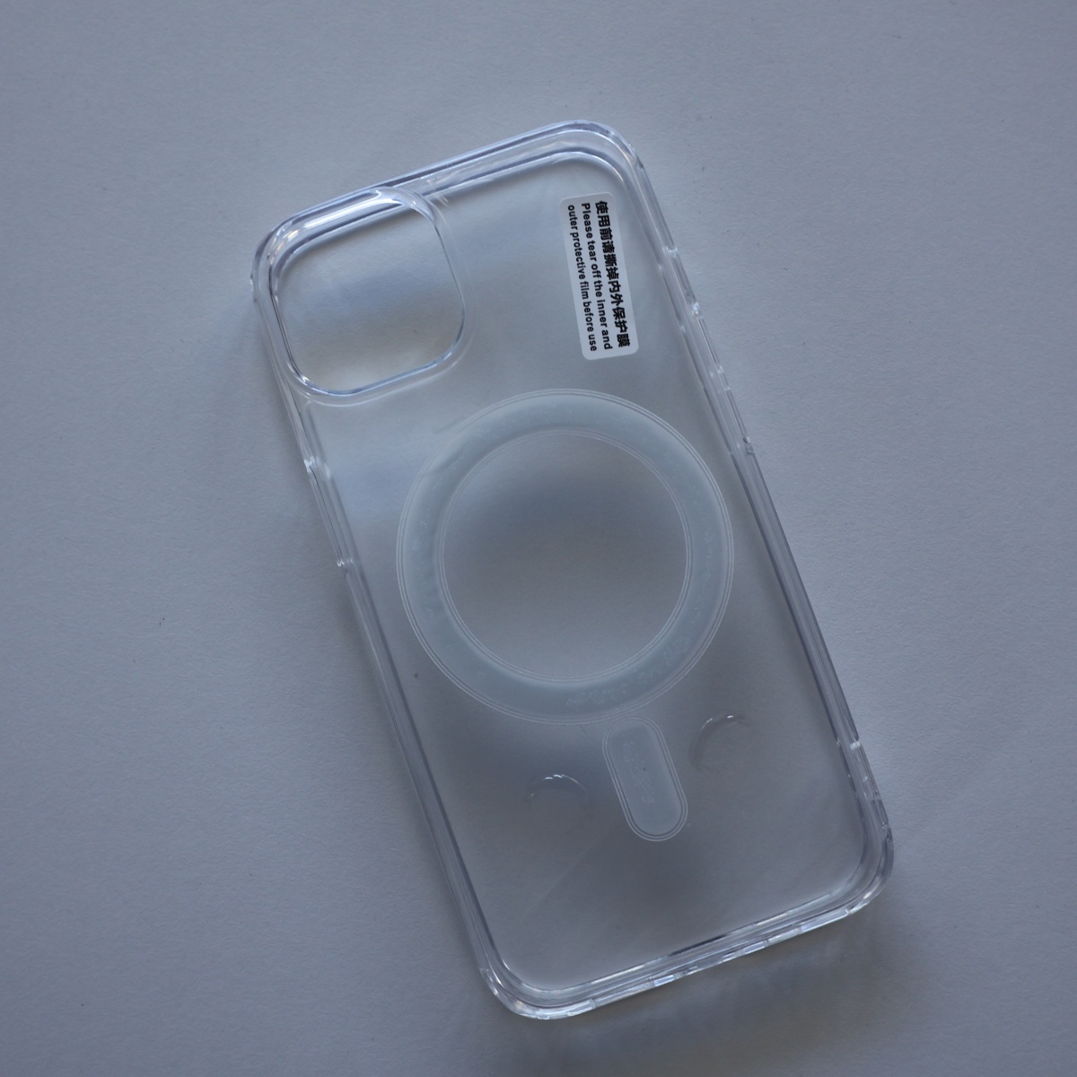 iPHONE 14 6.1" - pouzdro ANTI SHOCK TPU CRYSTAL kompatibilní s MagSafe - čiré