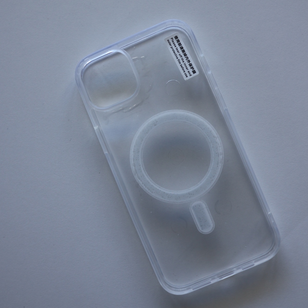 iPHONE 15 PLUS 6.7" - pouzdro ANTI SHOCK TPU CRYSTAL kompatibilní s MagSafe - čiré