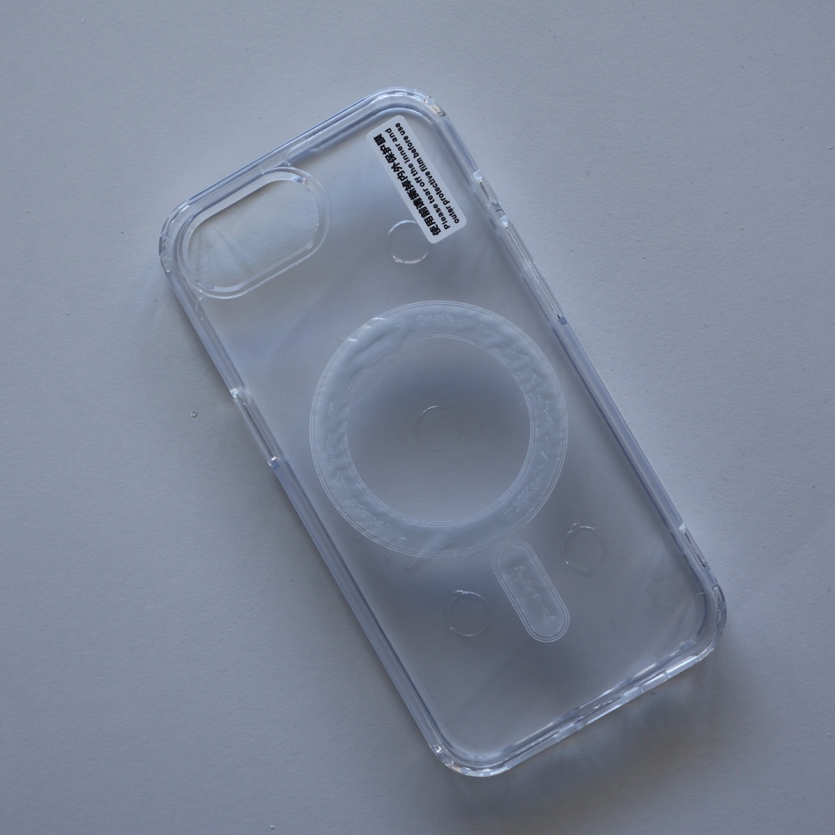 iPHONE 16e 6.1" - pouzdro ANTI SHOCK TPU CRYSTAL kompatibilní s MagSafe - čiré