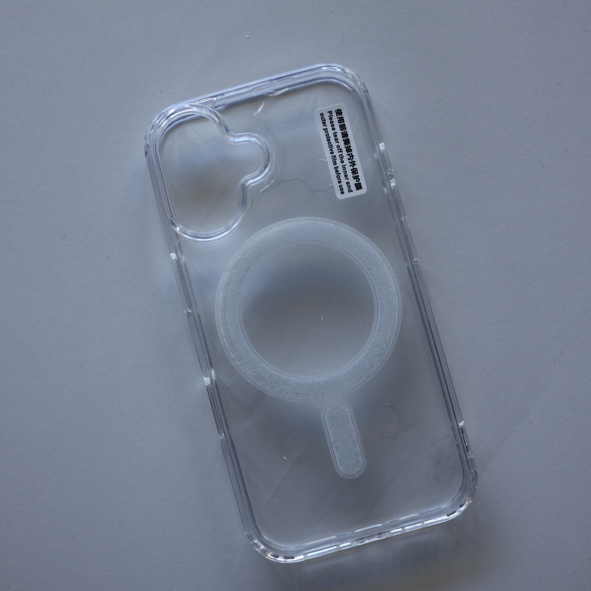 iPHONE 16 6.1" - pouzdro ANTI SHOCK TPU CRYSTAL kompatibilní s MagSafe - čiré