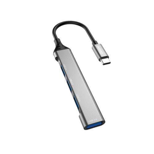 Dudao HUB 4v1 USB-C - 4x USB-A (3x USB2.0 / USB3.0) 6,3cm černý (A16T)