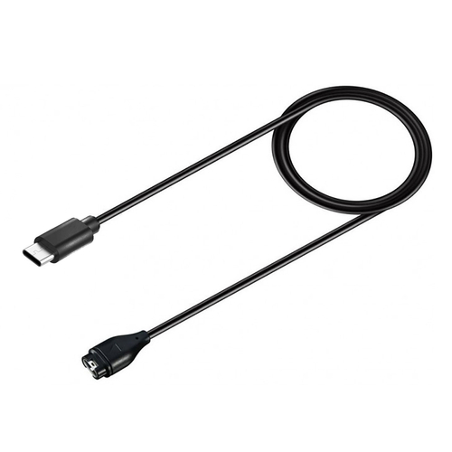 Magnetická nabíječka pro chytré hodinky Garmin s USB-C - černá