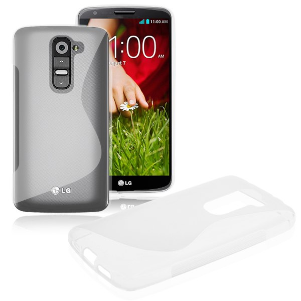 LG G2 Mini - gelové pouzdro (kryt) S-Line - čiré