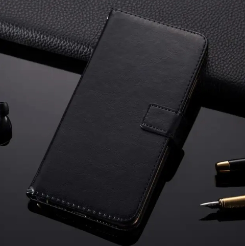 LENOVO VIBE K5 / K5 PLUS - pouzdro (kryt, obal) peněženka se stojánkem - černé 