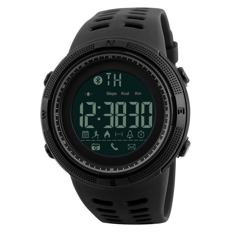Hodinky SKMEI 1250 - Bluetooth chytré sportovní vodotěsné hodinky - BLACK