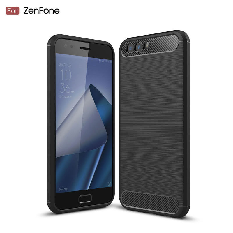 ASUS ZENFONE 4 (ZE554KL) - pouzdro obal kryt PREMIUM CARBON gelové - černé 