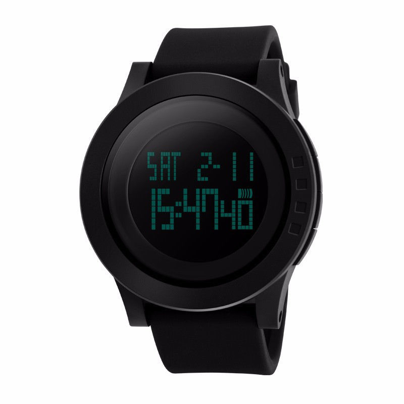 Hodinky SKMEI 1142 (pánské sportovní digitální vodotěsné hodinky) - černé