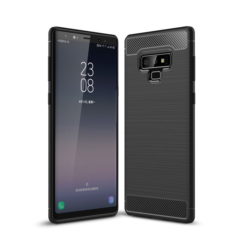 SAMSUNG GALAXY NOTE 9 - pouzdro obal kryt PREMIUM CARBON gelové - černé 