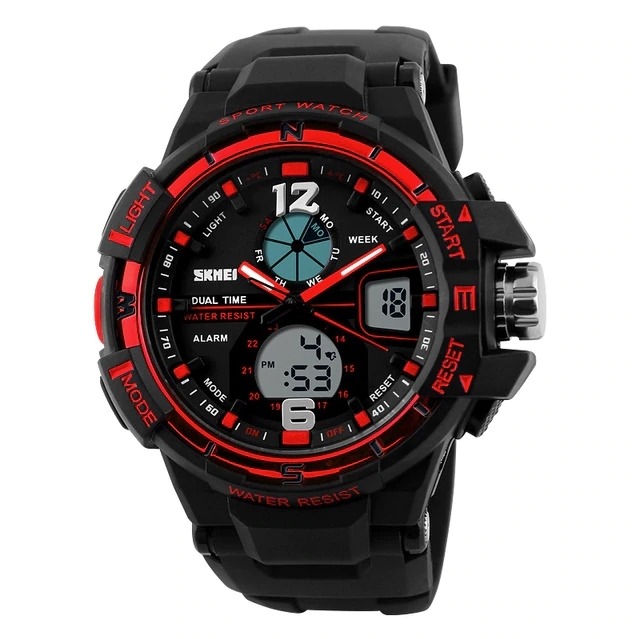 Hodinky SKMEI 1148 RED - pánské sportovní digitální vodotěsné hodinky do 50m