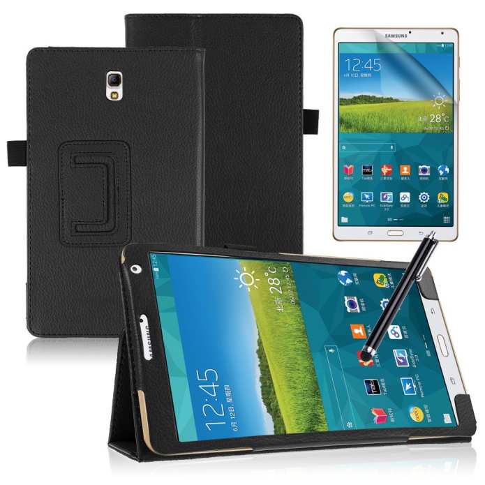 SAMSUNG GALAXY TAB S 8.4 - kožené pouzdro se stojánkem
