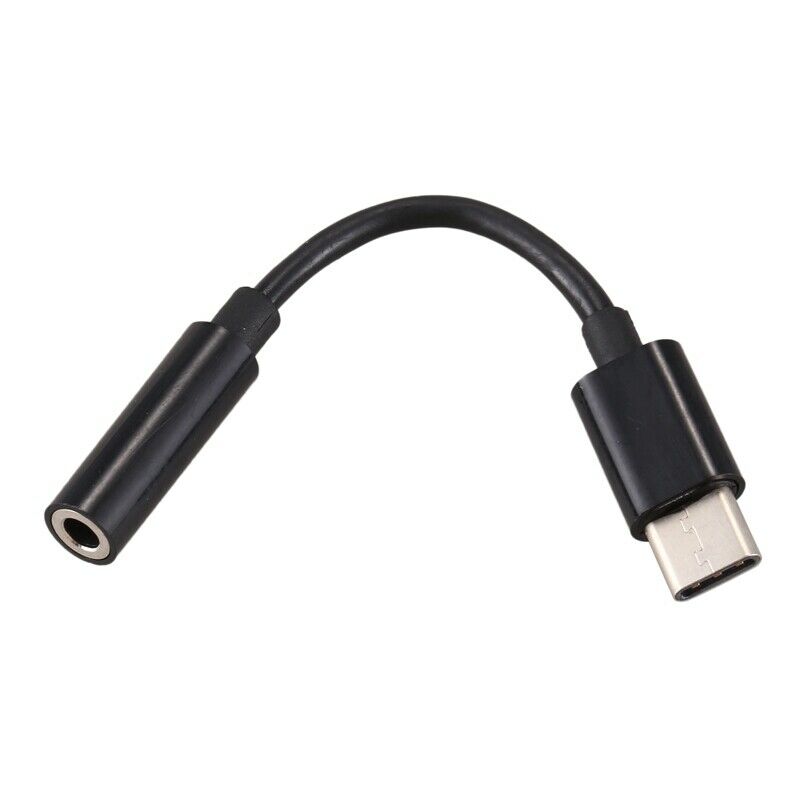 Redukce adaptér USB-C na JACK 3.5 mm černá pro Apple, Samsung S20 S21 S22 NOTE