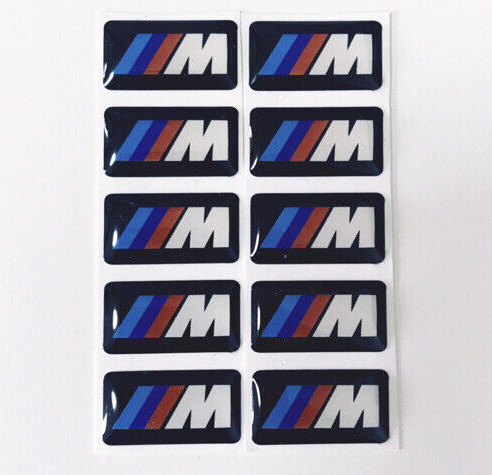 BMW M PERFORMANCE - samolepka logo 18 x 10 mm (sada 10ks)