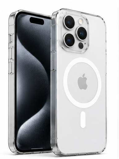 iPHONE 15 PRO 6.1" - pouzdro ANTI SHOCK TPU CRYSTAL kompatibilní s MagSafe - čiré