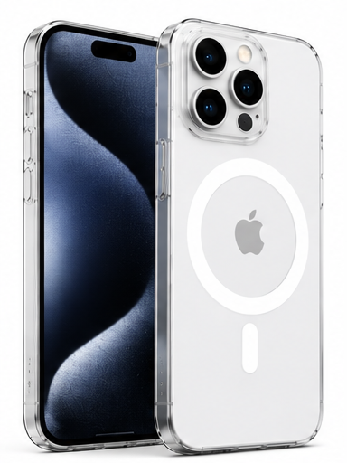 iPHONE 15 PRO MAX 6.7" - pouzdro ANTI SHOCK TPU CRYSTAL kompatibilní s MagSafe - čiré