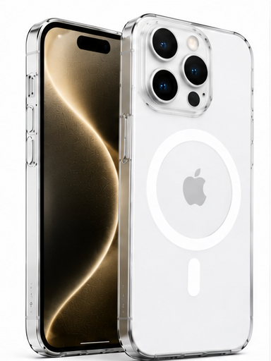 iPHONE 16 PRO MAX 6.9" - pouzdro ANTI SHOCK TPU CRYSTAL kompatibilní s MagSafe - čiré
