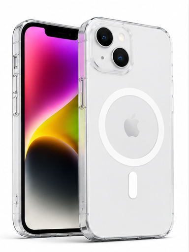 iPHONE 14 6.1" - pouzdro ANTI SHOCK TPU CRYSTAL kompatibilní s MagSafe - čiré