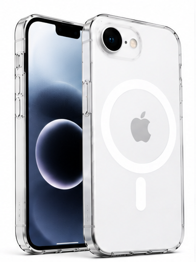iPHONE 16e 6.1" - pouzdro ANTI SHOCK TPU CRYSTAL kompatibilní s MagSafe - čiré