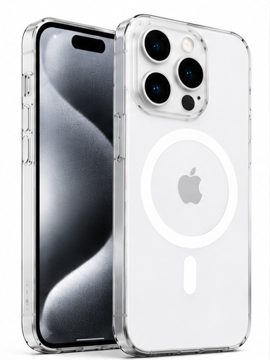 iPHONE 16 PRO 6.3" - pouzdro ANTI SHOCK TPU CRYSTAL kompatibilní s MagSafe - čiré