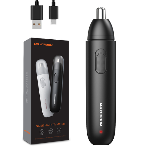 Zastřihovač chloupků v nose, uších a obočí MAXGROOM GT2220A - černý