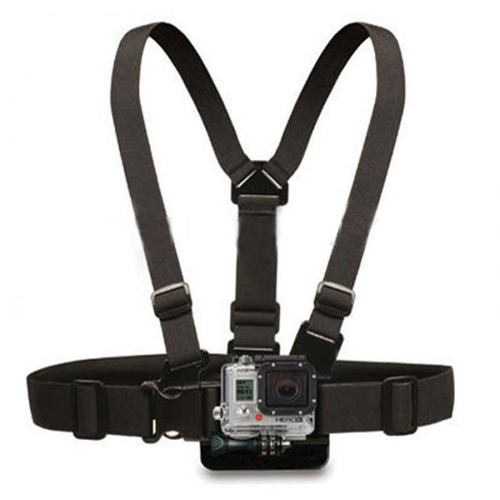 Hrudní postroj - Hrudní postroj pro sportovní kamery GoPro SJCAM - černý