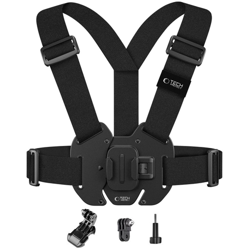 Hrudní držák Tech-Protect GA100 pro GoPro / DJI - černý