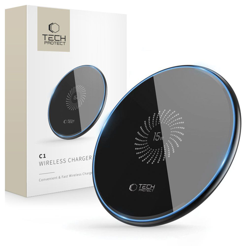 Indukční nabíječka Tech-Protect QI15W-C1 15W - černá