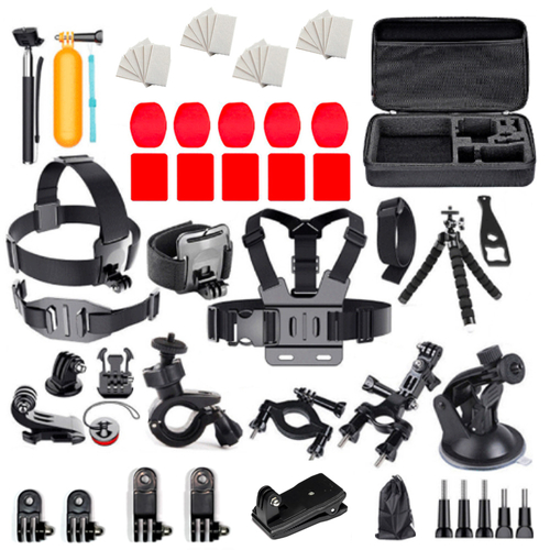 Sada příslušenství 63 v 1 pro GoPro, DJI, Insta360, SJCAM a Eken