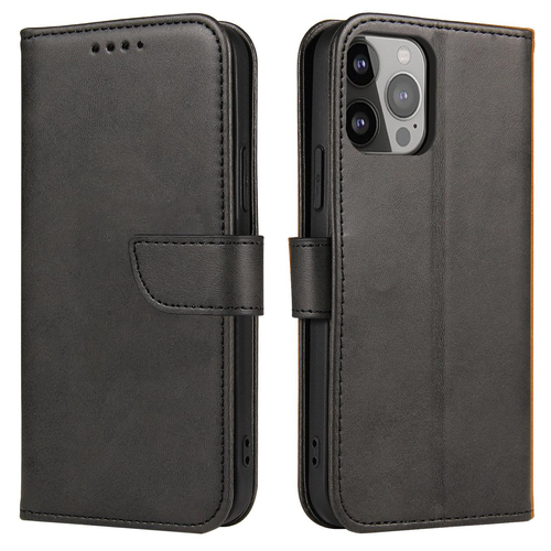 Magnet Case pouzdro pro Asus Zenfone 9, peněženka a stojánek, černé