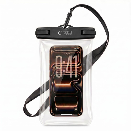 Tech-Protect UWC7 vodotěsné pouzdro pro telefon do 6,9", černé