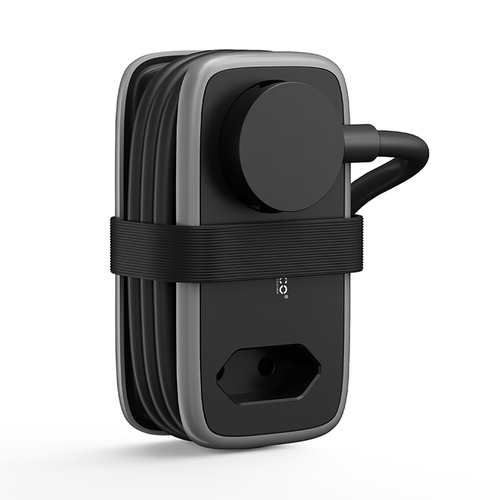 Orico APP 5v1 prodlužovací kabel, 2× AC, 2× USB-A, USB-C, černý