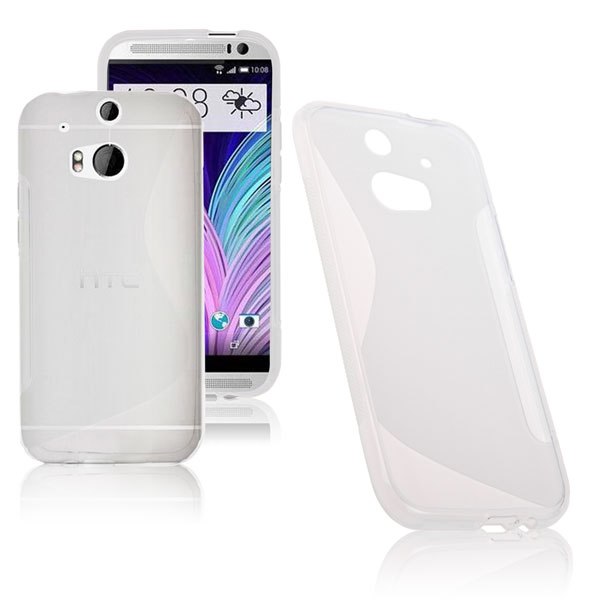 HTC ONE 2 (M8) - gelové pouzdro (kryt) S-Line - čiré