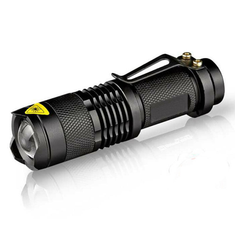 MINI SVÍTILNA - CREE Q5 LED (baterka) 300 lumen 1x AA zoomovatelná