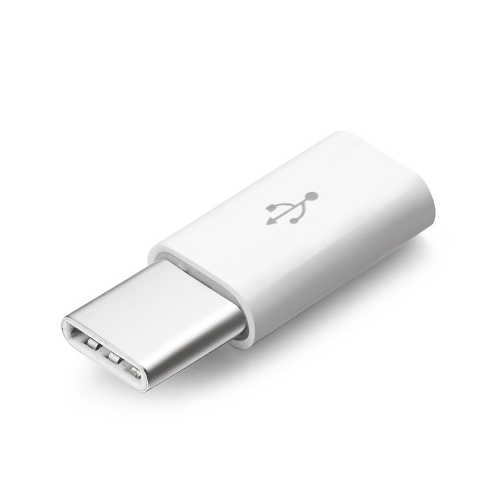 Redukce, adaptér MICRO USB na USB-C pro Samsung Galaxy NOTE  8 a další - bílá