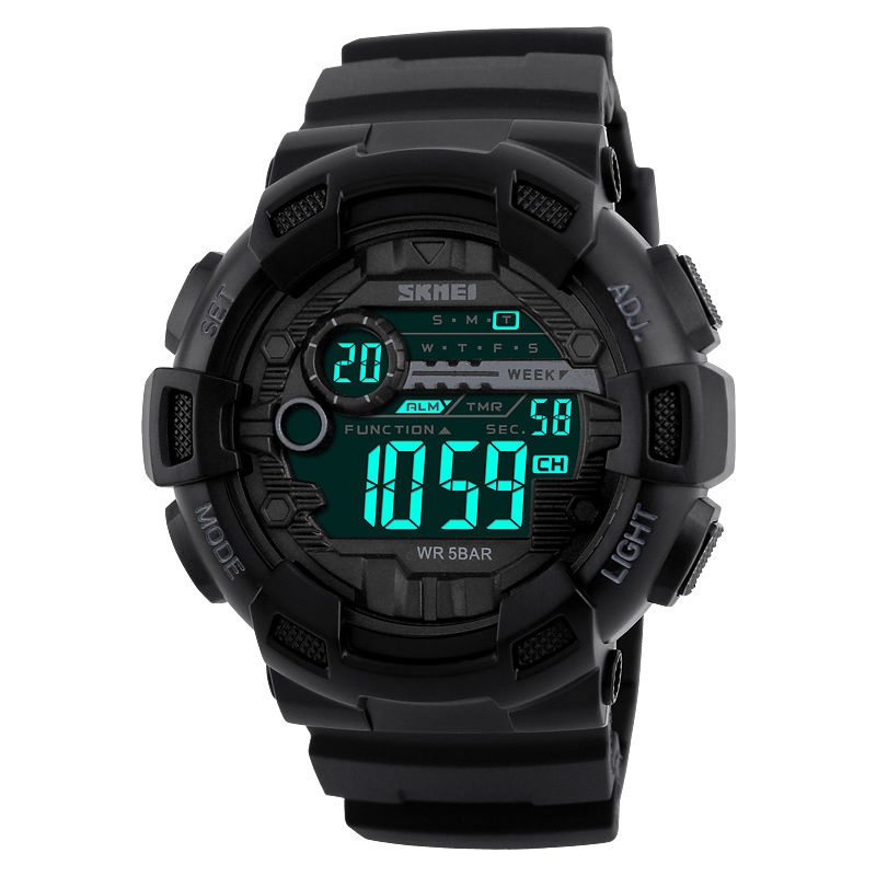 Hodinky SKMEI 1243 (pánské sportovní digitální vodotěsné hodinky) do 50m