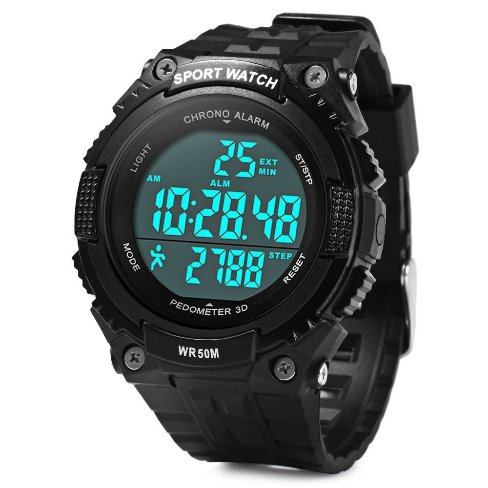 Hodinky SKMEI 1112 s KROKOMĚREM - pánské sportovní vodotěsné hodinky do 50m
