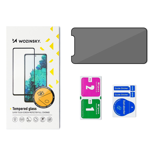 Tvrzené sklo Wozinsky Privacy Glass pro iPhone 17e / 16e / 14 / 13 / 13 Pro s filtrem Anti Spy